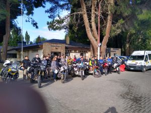 Interpol acompañó el recorrido de la Asociación “MotoForPeace” en Santa Cruz