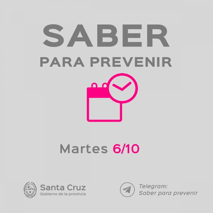 Saber para prevenir Informe epidemiológico martes 6 de octubre