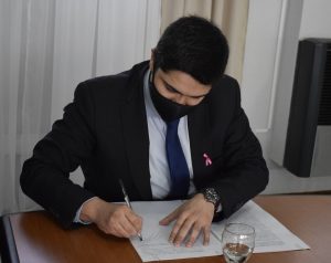 Se firmó el convenio marco de cooperación y contraprestación para la instalación del Sistema de Monitoreo Integral por Cámaras