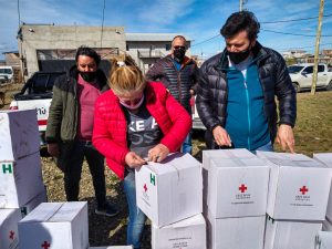 Entregaron kits de insumos a la Red de Mujeres Solidarias de Río Gallegos