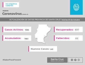 Saber Para Prevenir informe epidemiológico martes 20 de octubre