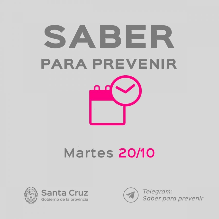 Saber Para Prevenir informe epidemiológico martes 20 de octubre