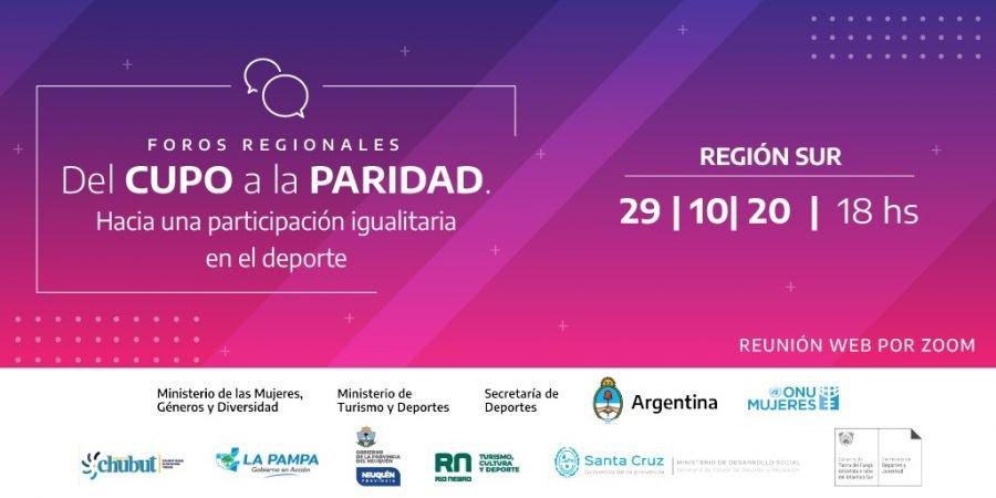 Convocan a participar del Foro Regional “Del Cupo a la Paridad”