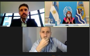 Alicia dialogó con el nuevo secretario General del CFI sobre los proyectos en Santa Cruz