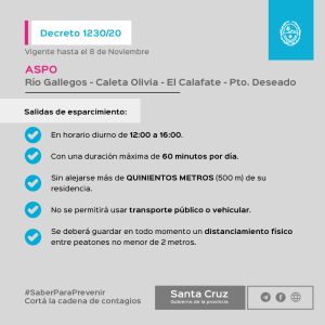 Las medidas restrictivas del Decreto 1230/2020 para controlar la propagación del virus