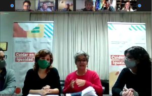 Alicia participó del primer parlamento territorial “Cuidar en Igualdad. Necesidad, derecho y trabajo”