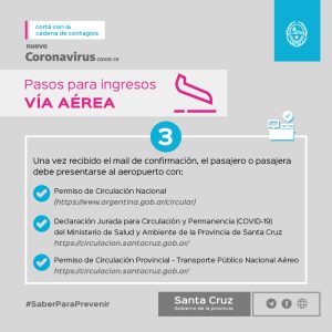 Requisitos obligatorios para abordar vuelos comerciales a Santa Cruz