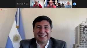 Alicia acompañó la firma del convenio de Potenciar Trabajo