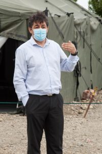 Desde el Ejército destacaron la puesta en funcionamiento del Centro de detección de COVID-19