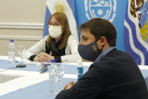 Alicia participó de la inauguración del nuevo cuartel de bomberos de Fitz Roy