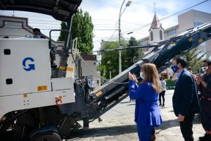 Alicia participó del acto de presentación del nuevo equipamiento vial incorporado al municipio de Río Gallegos