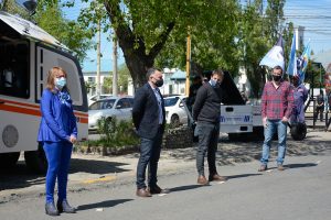 Alicia participó del acto de presentación del nuevo equipamiento vial incorporado al municipio de Río Gallegos