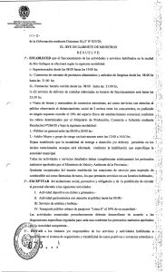 El Gobierno Provincial estableció horarios comerciales y habilitó nuevas actividades para Río Gallegos y El Calafate