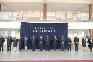 Alicia encabezó el acto por el 136º Aniversario de la  Policía de Santa Cruz
