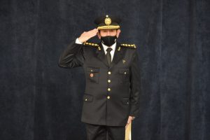 Alicia encabezó el acto por el 136º Aniversario de la  Policía de Santa Cruz