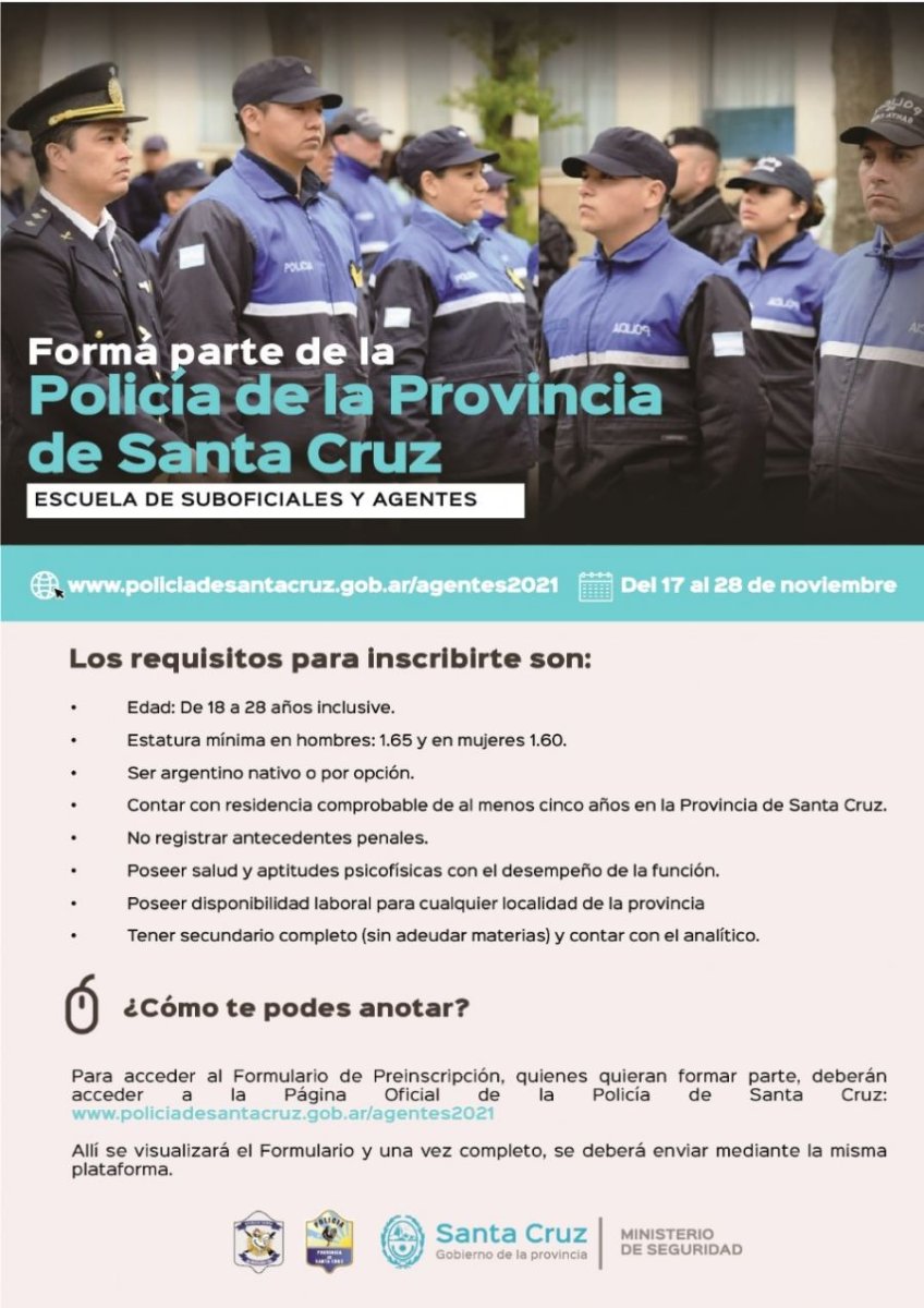 Se abre la preinscripción para la carrera de Suboficiales en Santa Cruz