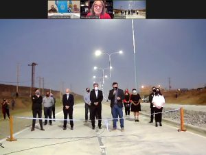 Alicia acompañó la inauguración del Ruta Provincial 12 de Caleta Olivia