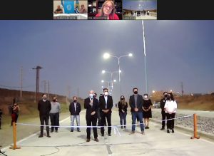 Alicia acompañó la inauguración del Ruta Provincial 12 de Caleta Olivia