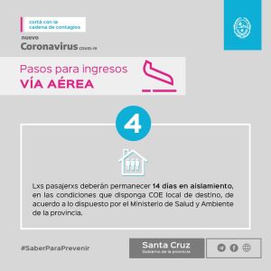 Recuerdan los requisitos obligatorios para abordar vuelos comerciales a Santa Cruz