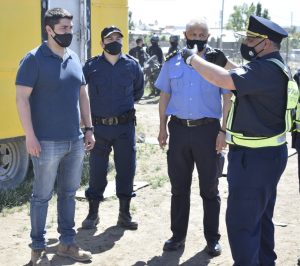 Seguridad desplegó controles en barrios de Río Gallegos