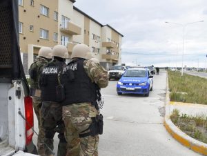 Personal policial realizó ejercicio operativo en Río Gallegos