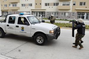 Personal policial realizó ejercicio operativo en Río Gallegos