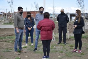 Supervisan tareas de Seguridad en barrios de Río Gallegos