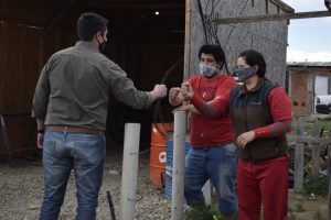 Supervisan tareas de Seguridad en barrios de Río Gallegos