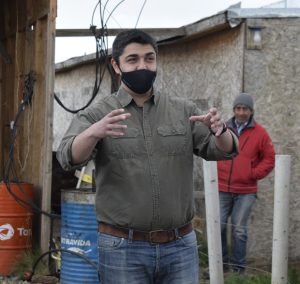 Supervisan tareas de Seguridad en barrios de Río Gallegos