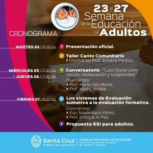 Se presentaron las actividades para celebrar la Semana de la Educación de Jóvenes y Adultos