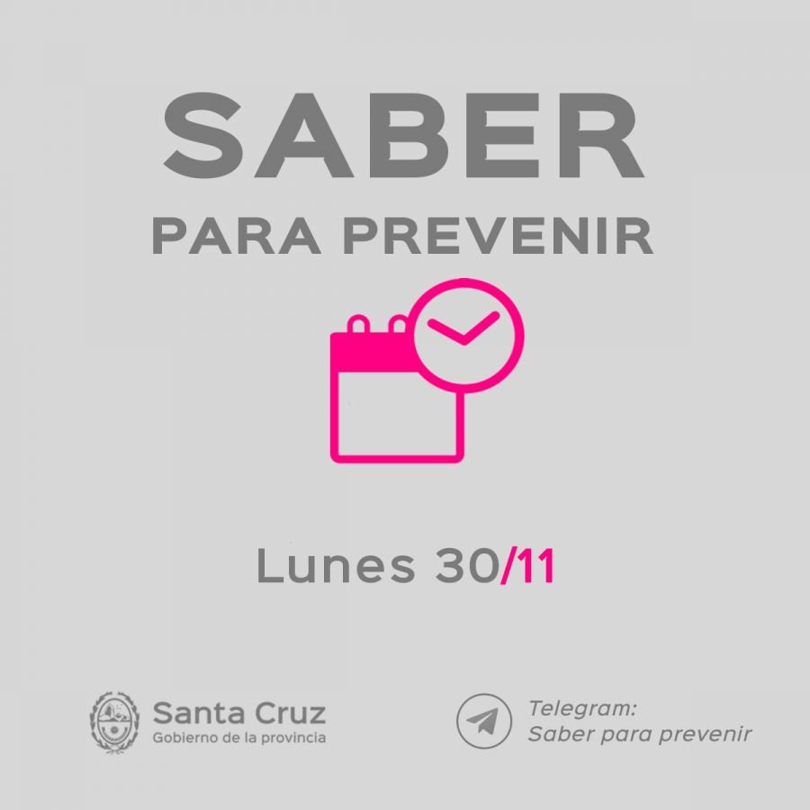 Saber Para Prevenir | Informe Epidemiológico | Lunes 30 de noviembre