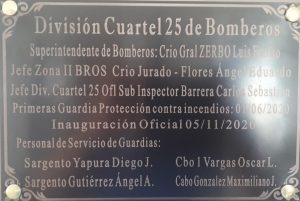 Se realizó acto de reconocimiento en el Cuartel de Bomberos de Fitz Roy