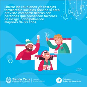 Recomendaciones para las celebraciones de Navidad y Año Nuevo en el contexto de pandemia