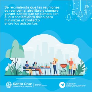 Recomendaciones para las celebraciones de Navidad y Año Nuevo en el contexto de pandemia