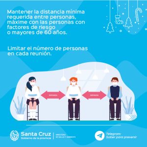 Recomendaciones para las celebraciones de Navidad y Año Nuevo en el contexto de pandemia