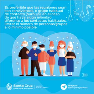 Recomendaciones para las celebraciones de Navidad y Año Nuevo en el contexto de pandemia
