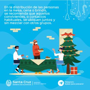 Recomendaciones para las celebraciones de Navidad y Año Nuevo en el contexto de pandemia