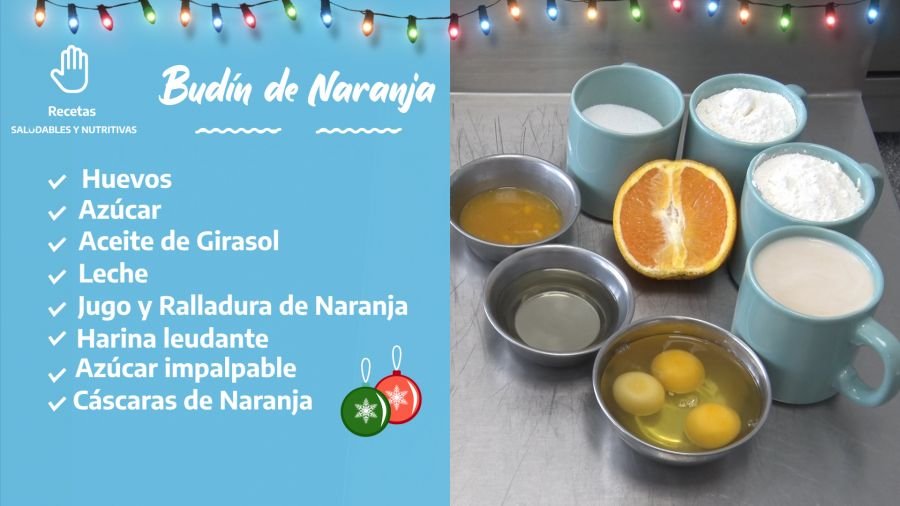 Recetas navideñas, deliciosas, nutritivas y súper fáciles”: Hoy budín de naranja