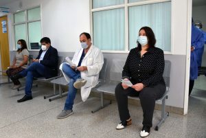 Destacaron la primera etapa de la vacunación de la Sputnik V en el Hospital Regional de Río Gallegos