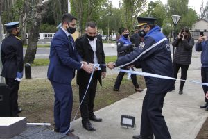 Se inauguró el monumento de los caídos en cumplimiento del deber