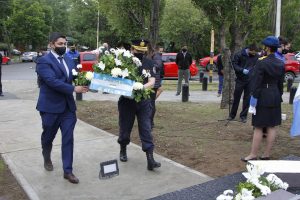 Se inauguró el monumento de los caídos en cumplimiento del deber