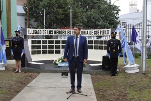 Se inauguró el monumento de los caídos en cumplimiento del deber