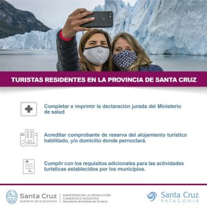 Temporada de Turismo 2021: Lo que deben saber los residentes y no residentes en Santa Cruz antes de viajar