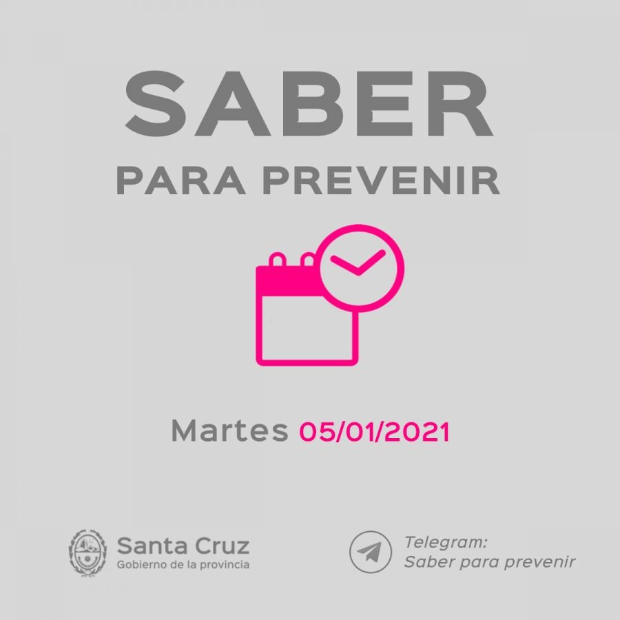Saber Para Prevenir | Informe Epidemiológico | Martes 5 de Enero