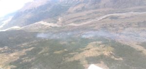 Brigadistas del Plan Nacional del Manejo del Fuego trabaja en Lago Posadas