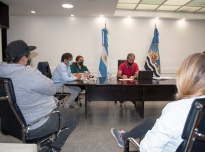 El Gobierno informó las acciones que se desarrollan en la localidad de Caleta Olivia