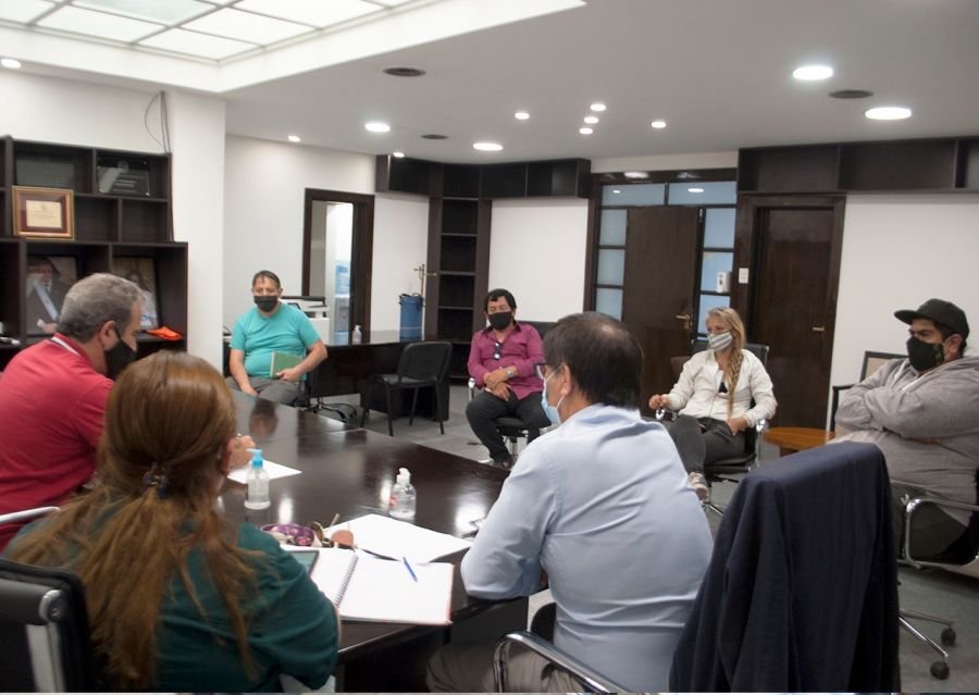 El Gobierno informó las acciones que se desarrollan en la localidad de Caleta Olivia