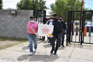 García acompañó la distribución de vacunas en Zona Centro