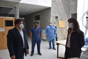García acompañó la distribución de vacunas en Zona Centro