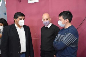 García acompañó la distribución de vacunas en Zona Centro